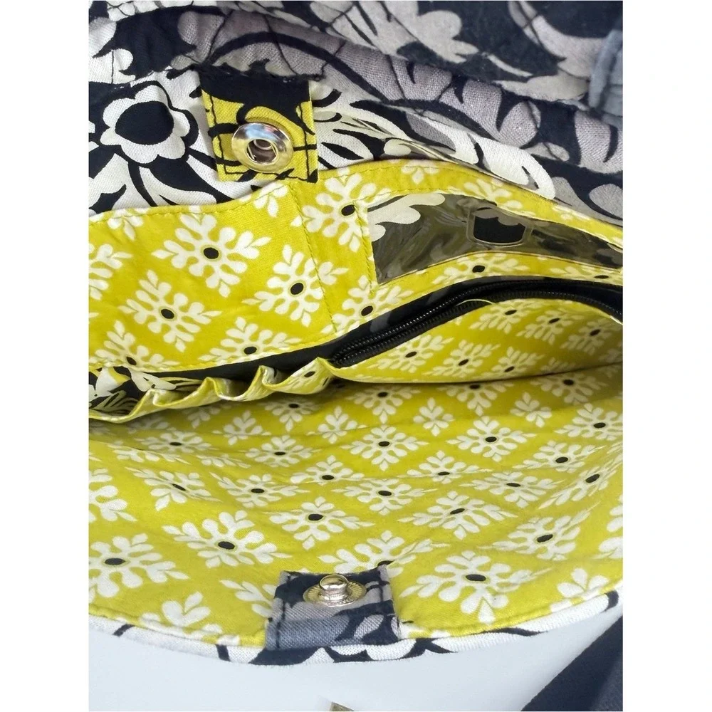 Vera Bradley‎ Baroque Quilted Handbag & NWT Double Kiss Coin Purse Set